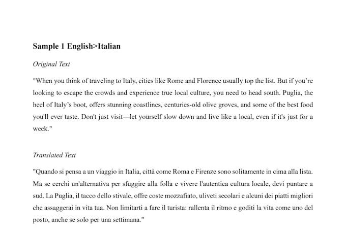 translate and proofread your texts